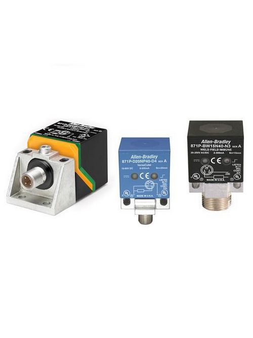 Product image for Allen-Bradley 871P-DB25NP40-D4 Rectangular Inductive Sensor