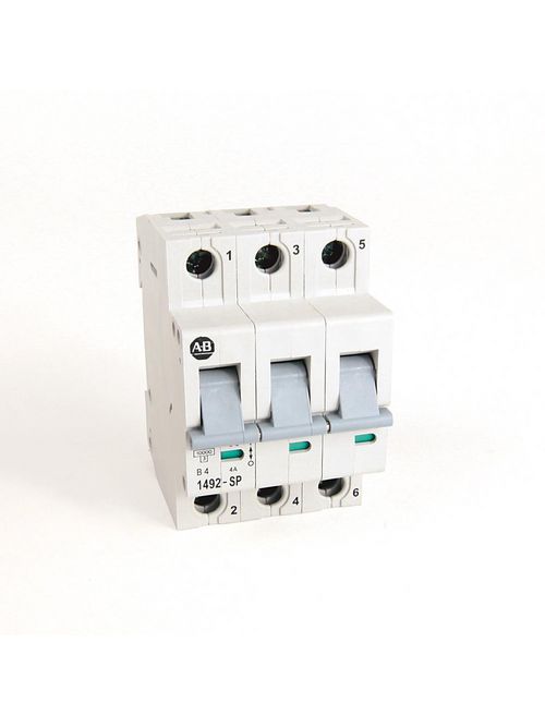 Product image for Allen Bradley 1492-SP3B040 3 Amp Supplementary Protector/Miniature Circuit Breaker