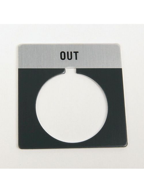 Allen-Bradley 800T-X538J 30 mm Push Button Legend Plate Allen-Bradley 800T-X538J 30 mm Push Button Legend Plate
