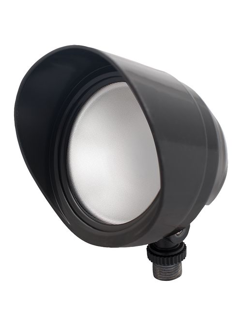 RAB BULLET12NA 12 W 120 Volt 4-3/4 x 4-1/2 Inch Neutral Bronze Die-Cast Aluminum LED Floodlight Fixture RAB BULLET12NA 12 W 120 Volt 4-3/4 x 4-1/2 Inch Neutral Bronze Die-Cast Aluminum LED Floodlight Fixture