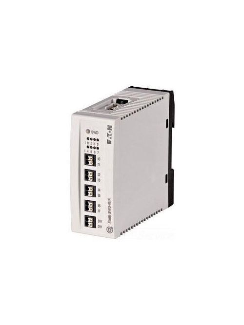 Product image for Eaton Electrical EU5E-SWD-8DX 24 VDC 4 mA 8 Output Digital Input/Output Module