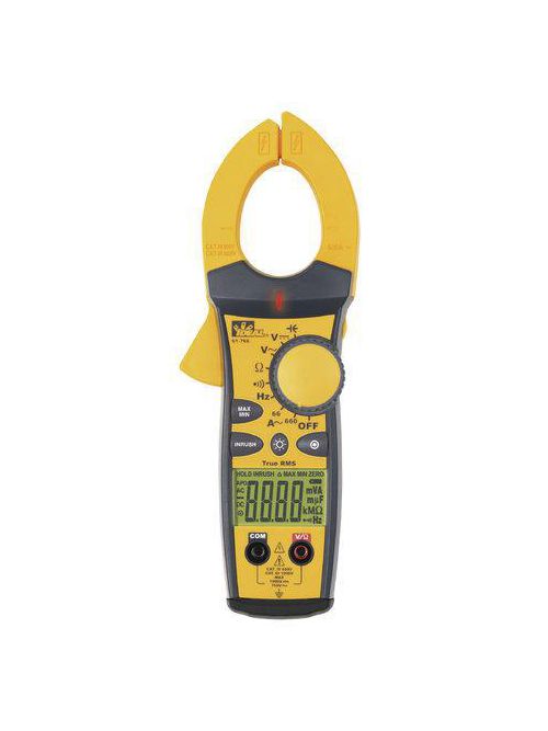 Product image for Ideal Industries 61-766 660 Amp 750 VAC 1000 VDC Audible Continuity Clamp Meter