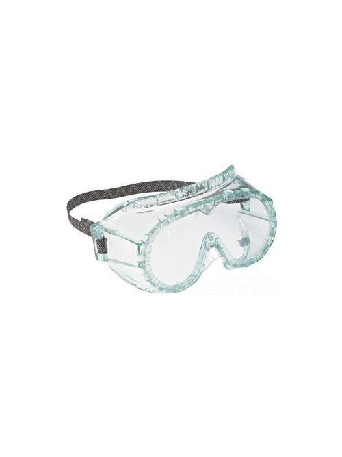 Product image for Klein Tools 60040 Clear Acetate Lens Vinyl Plastic Adjustable Elastic Strap Protective Goggles