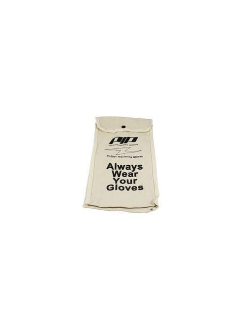 Product image for PIP 148-6014 14 Inch Natural Canvas Gloves Storage Bag