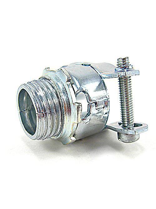 Thomas & Betts 278-TB 3-1/2 Inch Zinc Plated Malleable Iron Straight AC/Flexible Metallic Conduit Squeeze Connector Thomas & Betts 278-TB 3-1/2 Inch Zinc Plated Malleable Iron Straight AC/Flexible Metallic Conduit Squeeze Connector