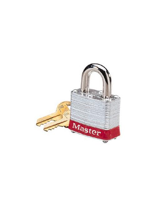 Product image for Ideal Industries 44-903 1-1/2 x 9/32 x 2 Inch 2-Lock Black Steel Alike/Master Keyed Safety Lockout Padlock