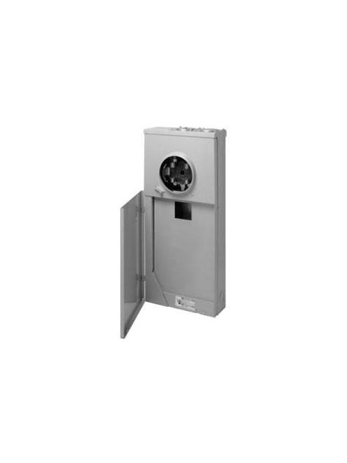 Product image for Eaton Electrical CMB24L125BTS 120/240 VAC 125 Amp 1-Phase 3-Wire 3/4 Inch NEMA 3R Surface Mount Residential Meter Breaker