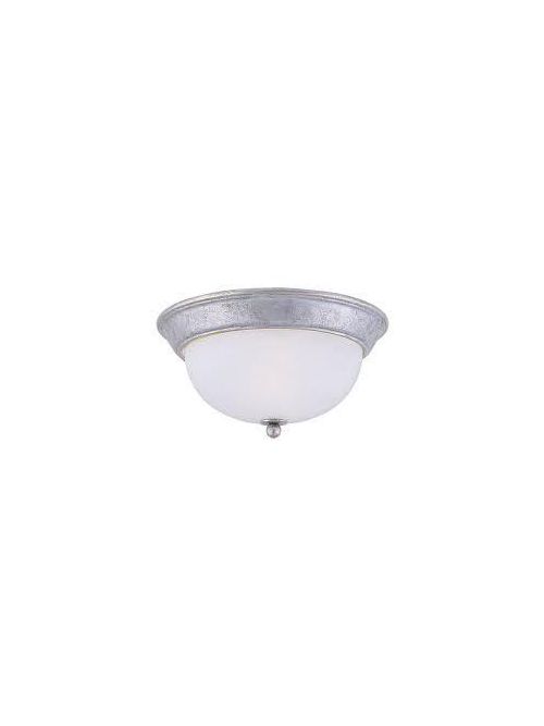 Product image for Sea Gull Lighting 7739-61 1-Lamp 100 W 120 Volt Silver Patina Medium A19 Close-to-Ceiling Light Fixture