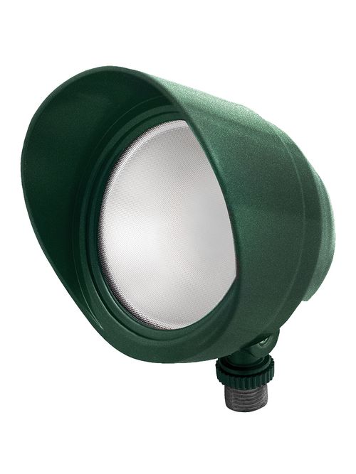 RAB BULLET12VG 12 W 120 Volt 4-3/4 x 4-1/2 Inch Cool Verde Green Die-Cast Aluminum LED Floodlight Fixture RAB BULLET12VG 12 W 120 Volt 4-3/4 x 4-1/2 Inch Cool Verde Green Die-Cast Aluminum LED Floodlight Fixture