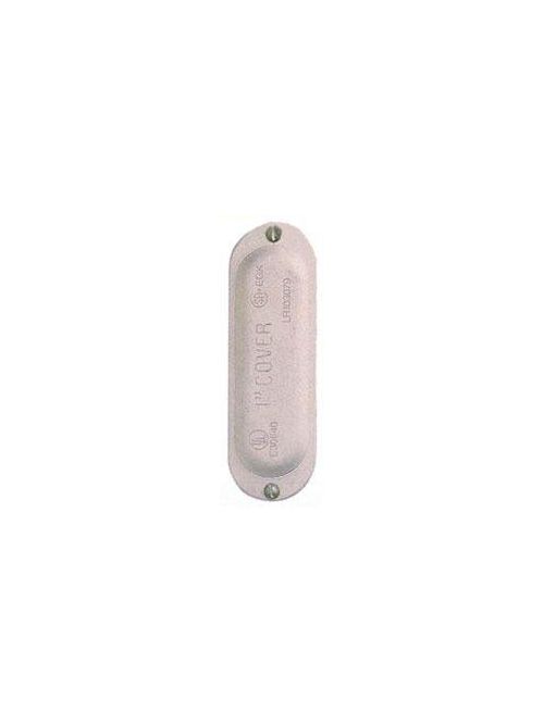 Teddico SC-1 1/2 Inch Gray Stamped Aluminum Conduit Body Cover Teddico SC-1 1/2 Inch Gray Stamped Aluminum Conduit Body Cover