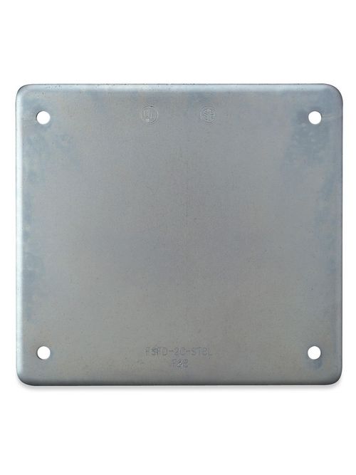 Thomas & Betts S1002-TB 2-Gang Steel Blank Cover Thomas & Betts S1002-TB 2-Gang Steel Blank Cover