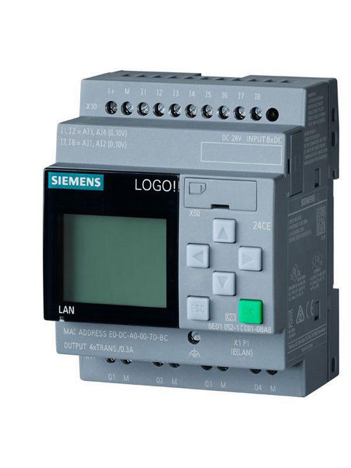 Product image for S-A 6ED10521CC010BA8 LOGO 24CE, 8DI