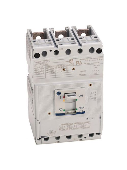 Allen Bradley 140MG-J8P-D17 175 Amp J-Frame Motor Protector Circuit Breaker Allen Bradley 140MG-J8P-D17 175 Amp J-Frame Motor Protector Circuit Breaker