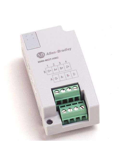 Allen Bradley 2080-MOT-HSC 1-Output 5 Volt 250 kHz Digital High Speed Counter Plug-In Module Allen Bradley 2080-MOT-HSC 1-Output 5 Volt 250 kHz Digital High Speed Counter Plug-In Module