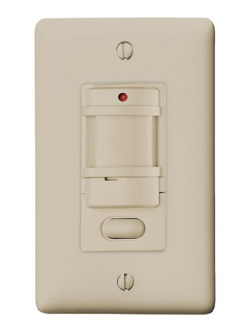 Product image for Hubbell Wiring Devices RMS141I 1800 W 120 VAC 900 Square Foot Ivory Passive Infrared Occupancy Sensor Wall Switch