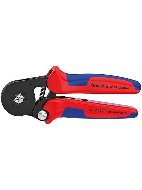 Product image for KNIPEX 97-53-14 7-1/4 LVR ACT CRMP PLR