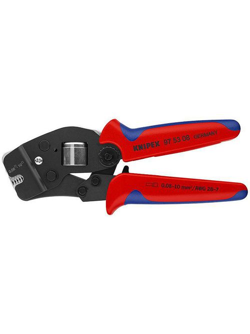 Product image for KNIPEX 97-53-08 7-1/2 LVR ACT CRMP PLR