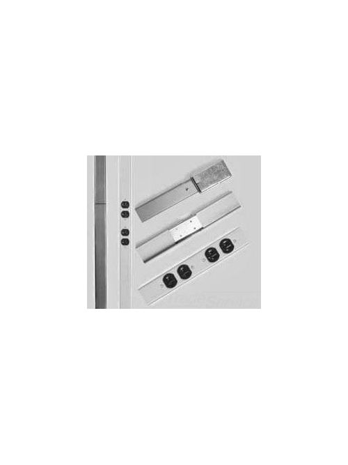 Product image for Pole power aluminium receptacle box end 10.5'