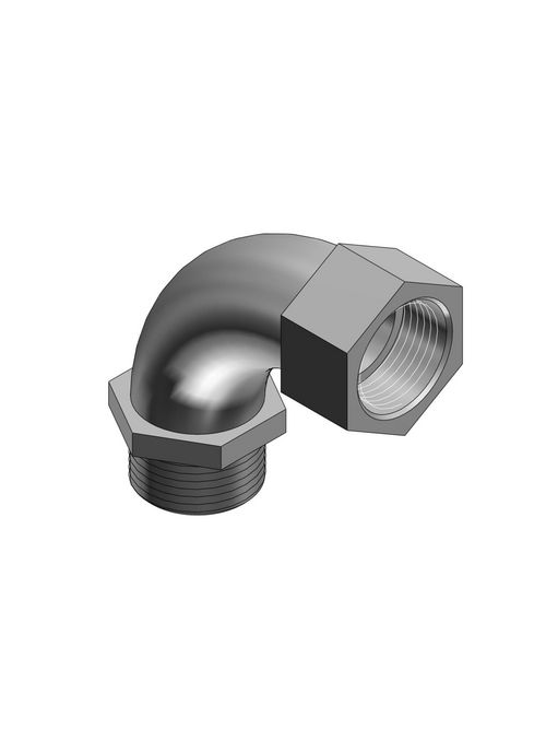 Thomas & Betts 460-TB 1/2" Bushed Conduit Elbow, Malleable Iron Thomas & Betts 460-TB 1/2" Bushed Conduit Elbow, Malleable Iron