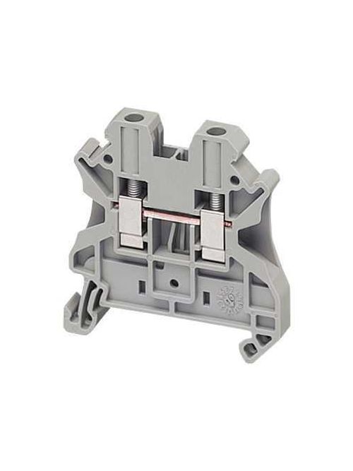 Product image for Square D NSYTRV26T 2 mm 6-Point Gray 26 to 10 AWG Solid/Stranded Copper Screw Terminal Block