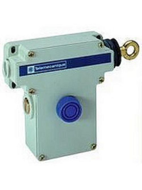Product image for TES XY2CE2A190H7 Latching emergency stop rope pull switch, TES rope pull switches XY2C, cable 300 VAC 10amp XY2CE+options