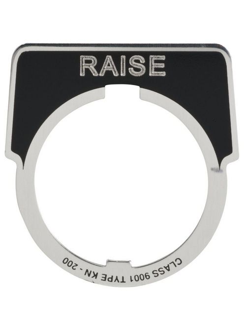 Product image for Square D 9001KN227 Type K 30 mm Push Button Legend Plate