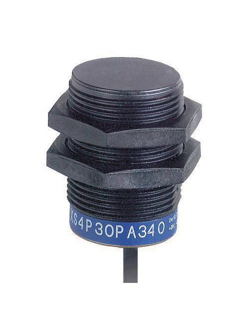 Product image for TES XS4P30NA340 Inductive proximity sensors XS, inductive sensor XS4 M30, L43mm, PPS, Sn15mm, 12...24 VDC, cable 2 m