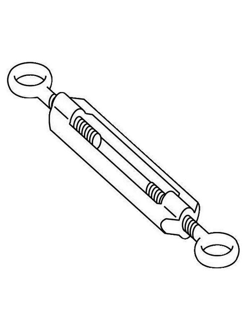 Product image for TES XY2CZ402 TES Emergency stop rope pull switches XY2C, turnbuckle M6, for XY2C