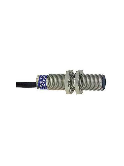 Product image for TES XS1M12AB120 Inductive proximity sensors XS, inductive sensor XS1 M12, L50mm, brass, Sn2mm, 12...24 VDC, cable 2 m