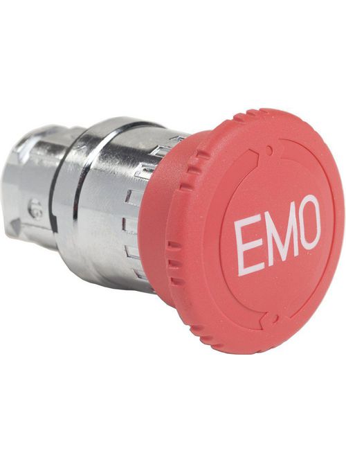 Product image for Square D ZB4BS84430 22 mm Red Mushroom Head Turn-to-Release Push Button Operator