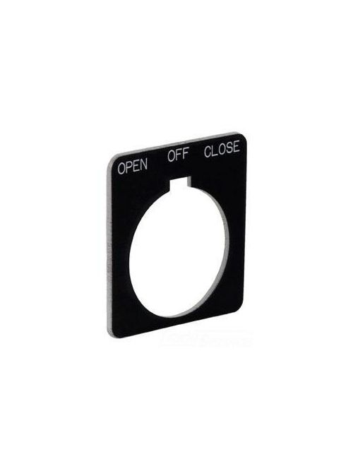 Product image for Square D 9001KN263SP Type K 30 mm Push Button Legend Plate