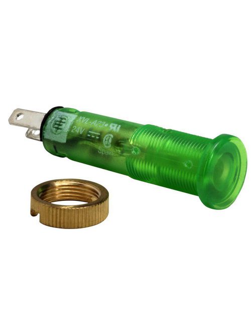 Product image for Square D XVLA233 8 mm 24 VDC 25 mA Covered LED Miniature Pilot Light
