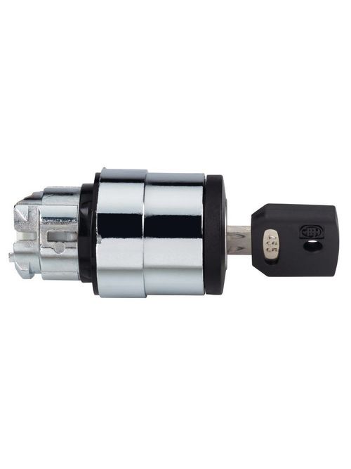 Product image for Square D ZB4BG214 22 mm 2-Position Maintained Key Non-Illuminated Selector Switch Operator