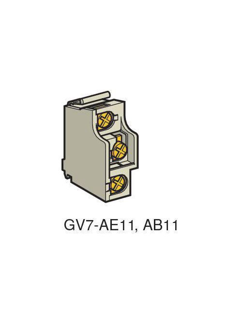 Product image for Square D GV7AB11 1NO 1NC 690 VAC 250 VDC 6 Amp Manual Starter Auxiliary Contact
