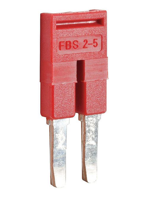 Product image for Square D NSYTRAL22 2 mm 2-Point Screw Terminal Block Plug-In Bridge