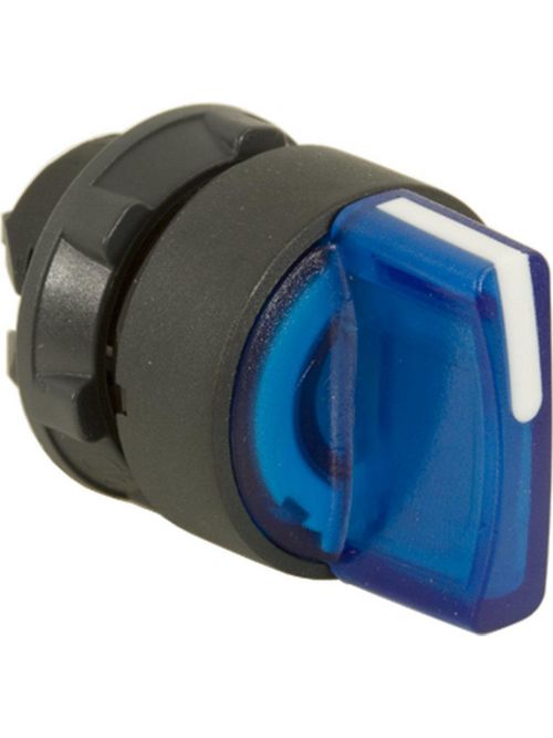 Product image for Square D ZB5AK1363 22 mm 3-Position Blue Maintained Lever Illuminated Selector Switch Operator
