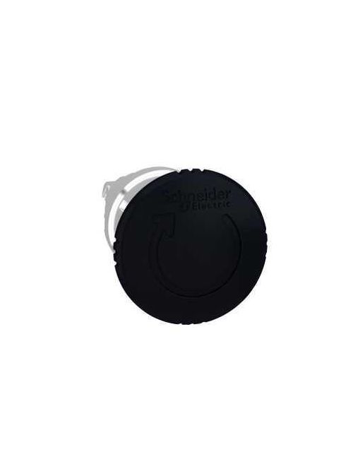 Product image for Square D ZB4BS52 22 mm Black Mushroom Head Turn-to-Release Push Button Operator