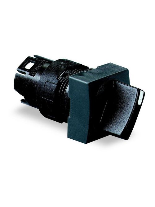 Product image for Square D ZB6CD28 16 mm 2-Position Black Maintained Knob Non-Illuminated Selector Switch Operator