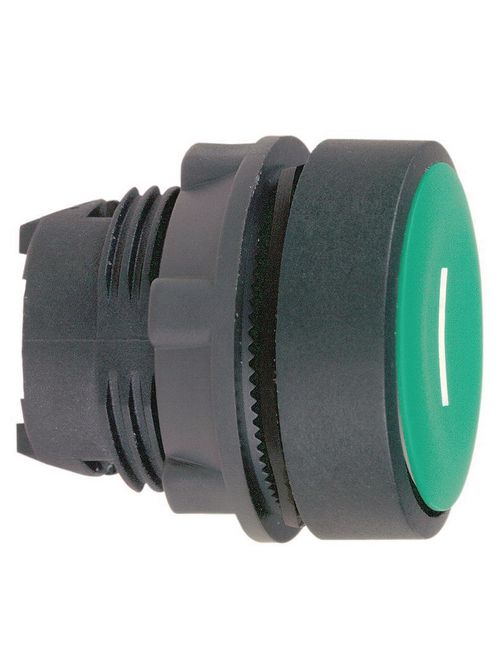 Product image for Square D ZB5AA334 22 mm White/Black Round Flush Momentary Non-Illuminated Push Button Operator