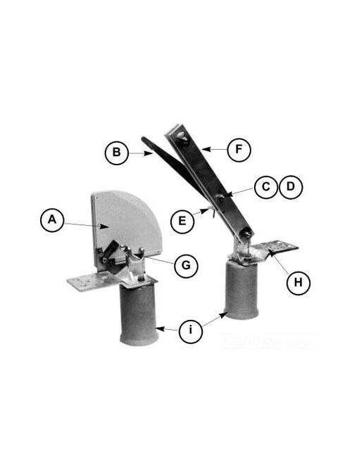 Product image for Square D 4403519950 Load Interrupter Switch Blade Assembly