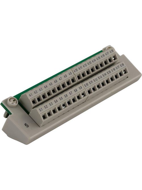Product image for Square D 170XTS00501 2-Row Screw Terminal Programmable Controller Busbar