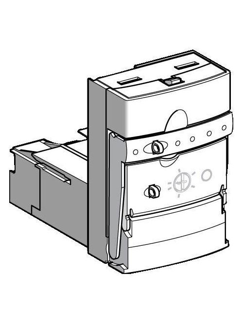 Product image for Square D LUCC32FU 110 to 240 VAC 8 to 32 Amp 1-Phase Class 10 Thermal Motor Starter Advanced Control Unit