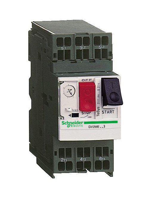 Product image for Square D GV2ME073 3-Pole 600 VAC 2.5 Amp Manual Starter