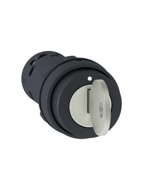 Product image for Square D XB7NG33 22 mm 1.2 Amp 600 VAC 2NO 3-Position Maintained Round Key Non-Illuminated Selector Switch