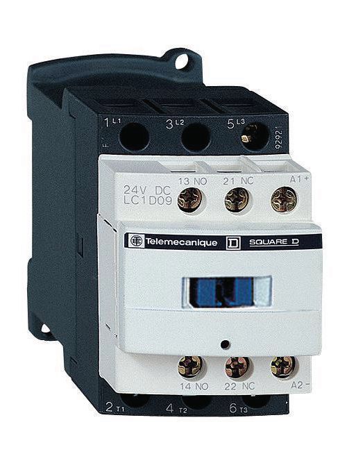 Product image for Square D LC1D09JD 600 VAC 9 Amp 3-Pole 1NO 1NC Screw Terminal Full Voltage Non-Reversing IEC Contactor