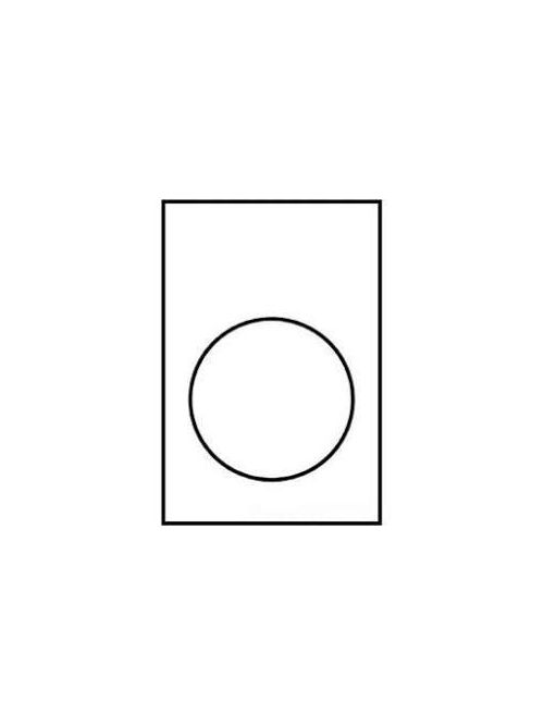 Product image for Square D ZB2BY4001 30 x 40 mm Black/White PVC Custom Standard Legend Plate