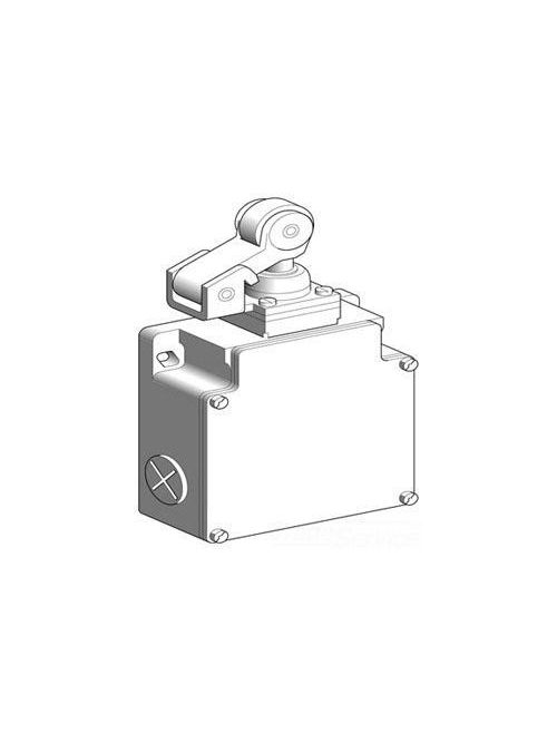 Product image for TES XCKML121 Limit switch, Limit switches XC Standard, XCKML, thermoplastic plastic roller lever plunger, 2x(1NC+1NO), snap, Pg13