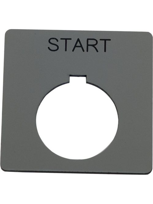 Product image for Square D 9001KN101SP Type K 30 mm Push Button Legend Plate