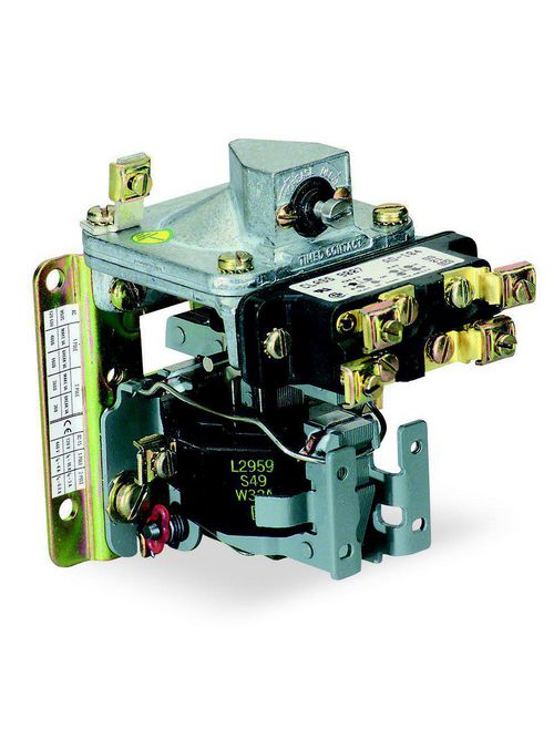 Product image for Square D 9050AO11EV06 480 VAC 60 Hz Coil 15 Amp 1NO 1NC 0.1 Second to 1 Minute Pneumatic Timer