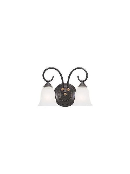Sea Gull Lighting 4003-85 2-Lamp 100 W 120 Volt Gold Patina Medium A19 Wall/Bath Mount Light Fixture Sea Gull Lighting 4003-85 2-Lamp 100 W 120 Volt Gold Patina Medium A19 Wall/Bath Mount Light Fixture